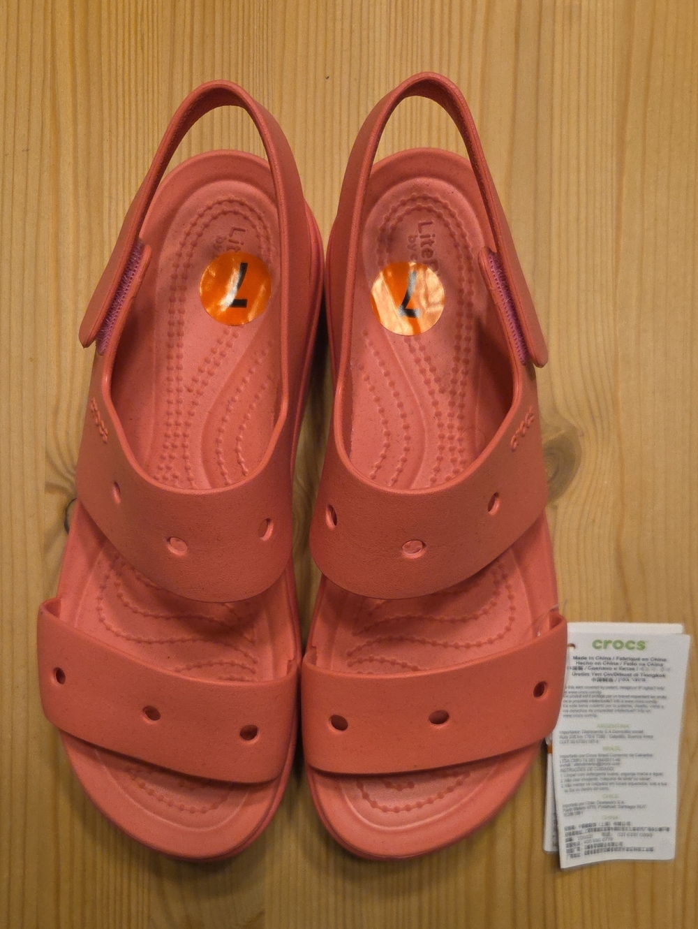 NWT Crocs LiteRide 360 Women’s Sandal - Coral Pink / Melon - Size 7